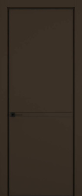 Дверь Керамик коричневый 3 MN 2000*1000 (196) L REVERSE кромка черная Eclipse