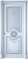 Дверь межкомнатная Версаль эмаль и лак эмаль белая остекленная