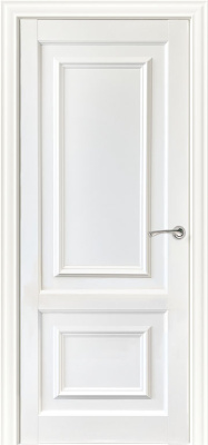 Дверь межкомнатная Багет Классик (Baget Classic) 50012 экошпон 600x2000 Белый
