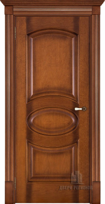 Дверь межкомнатная Соло натуральный шпон светлый мед глухая