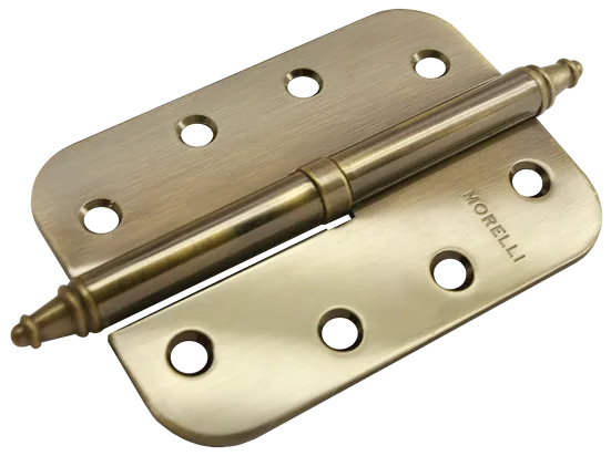 Петля разъемная MS-C 100X70X2.5 AB L левая скругленная, врезная, цвет бронза, сталь