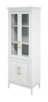 Витрина в гостиную двухдверная узкая 620/WHITE