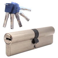 Механизм цилиндровый  P120 (60х60) SN 5 ключей (мат. никель)
