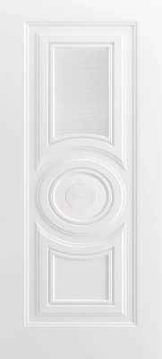 Межкомнатная дверь «Титул-8 В2 ДГ» 2000 x 600 belyy