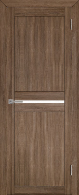 Дверь межкомнатная LIGHT 2109 экошпон шоко велюр остекленная