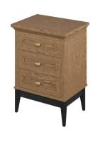 Тумба прикроватная 3 ящика спальня 1704/Дуб МЕДОВЫЙ