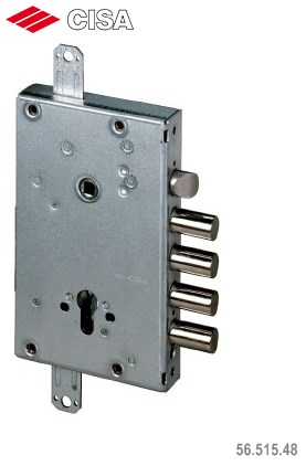 Корпус Cisa (Чиза) врезного замка с защёлкой REVOLUTION PRO 56.515.48 (тех. упаковка)