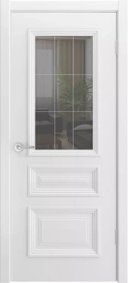 Межкомнатная дверь «Скалино-5 ДО» 2000 x 600 belyy