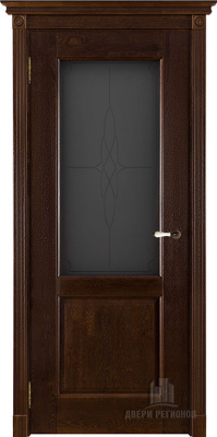 Дверь межкомнатная Селена массив эмаль слоновая кость остекленная