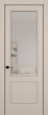 Гармония 02V ( ПО Прозрачное серое ) Матовый Светлый Бежевый Нестандарт