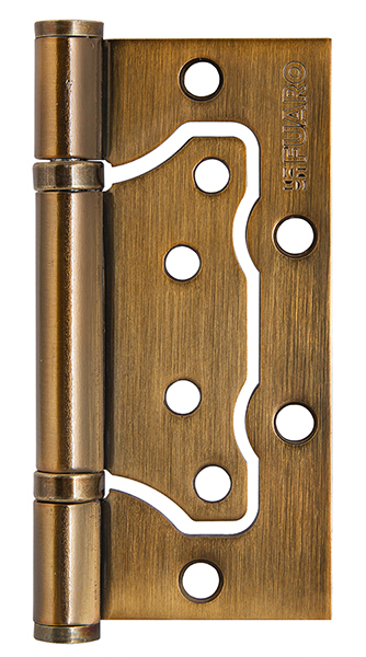 Петля Fuaro (Фуаро) универсальная без врезки IN4500W CFB (500-2BB 100x2,5) кофе глянец