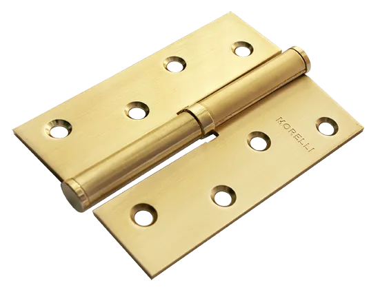 Петля карточная разъемная MSD 100X70X2.5 SG L стальная левая, врезная, цвет матовое золото
