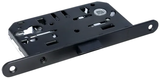 Замок межкомнтаный 1885P BL под цилиндр, бесшумный, цвет черный