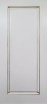 Межкомнатная дверь «Ревью В1 ДГ» 2000 x 600 belyyspatinoyzoloto