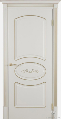 Дверь межкомнатная Валенсия 1 натуральный шпон эмаль все цвета глухая