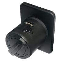 Utopic Ok - Дверной замок на шток цилиндра - Чёрный - Прямоугольное, черный