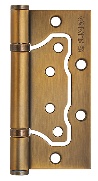 Петля Fuaro (Фуаро) универсальная без врезки IN4500W-BL CF (500-2BB/BL 100x2,5) кофе БЛИСТЕР