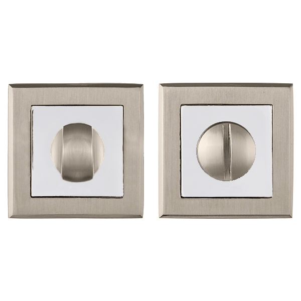 Ручка Punto (Пунто) поворотная BK6.K.QL52 (BK6 QL) SN/CP-3 матовый никель/хром