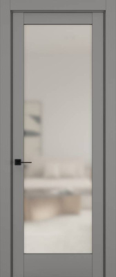 Дверь Керамик серый 8 NC ст.просветленное 2000*1000