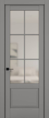 Дверь Керамик серый 12 NC ст.просветленное 2000*1000