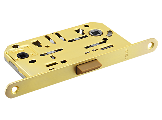 Замок межкомнатный 1895P MSG бесшумный, цвет мат.сатинированное золото