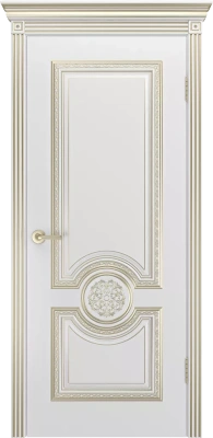 Межкомнатная дверь «Гамма Корона В1, ДГ» 2000 x 600 slonovayakostspatinoyzoloto