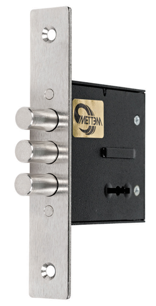 Замок Mettem (Меттэм) врезной сувальдный ЗВ8 852.0.0, 3 кл.