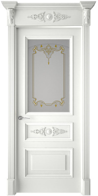 Дверь межкомнатная Кардинал (Лепнина) эмаль и лак 600x2000 Lepnina Emal