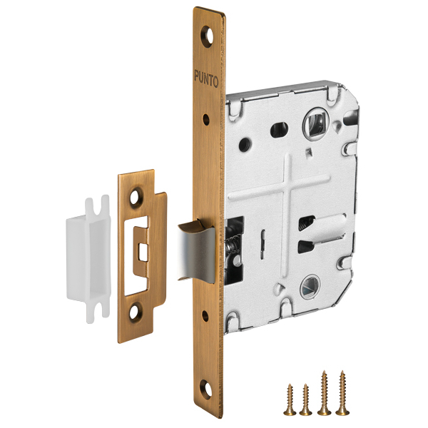 Защелка Punto (Пунто) врезная METL72-50 ( L72-50) CF кофе