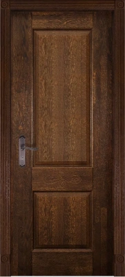 Межкомнатная дверь «Классик №4 ДГ» 2000 x 600 Античный орех