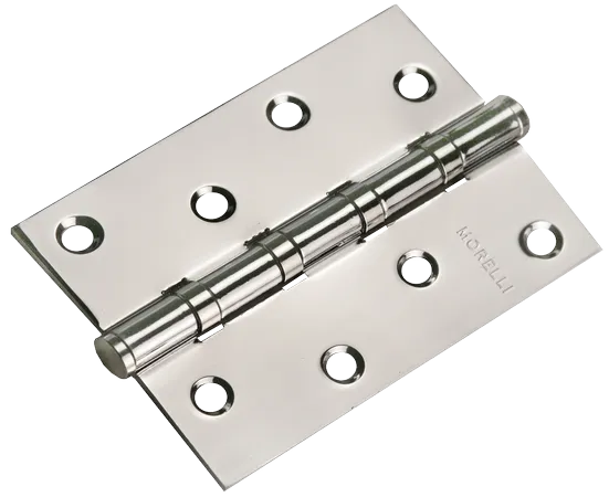 Петля универсальная карточная MS 100X70X2.5-4BB PC стальная, врезная, цвет хром, сталь