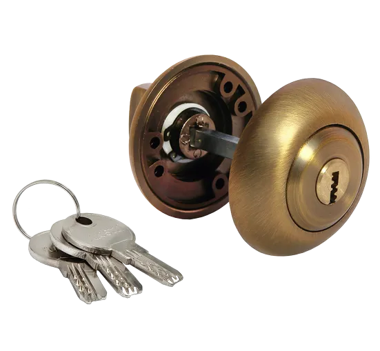 Завертка дверная MH-CYL COF с цилиндром, цвет кофе