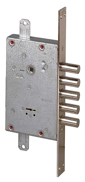 Замок Cisa (Чиза) врезной сувальдный 57.525.48 (инд. упаковка), ключ 40 мм