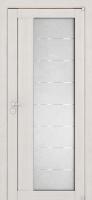 Дверь межкомнатная LIGHT 2112 экошпон капучино велюр остекленная