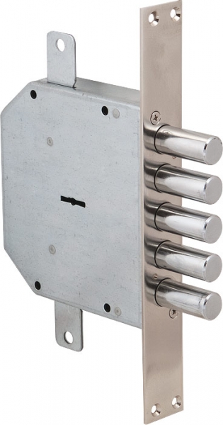 Замок Mottura (Моттура) врезной сувальдный 50.798-S (левый), ключ 60 мм, без накл.