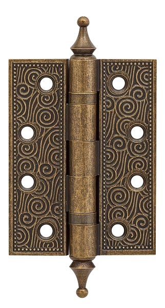 Петля Armadillo (Армадилло) универсальная Castillo CL 500-A4 102x76x3,5 OB Античная бронза