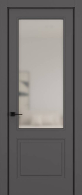 Гармония 02V ( ПО Сатинированное серое ) Матовый Антрацит Нестандарт