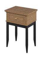 Тумба прикроватная 1 ящик спальня 1706/Дуб МЕДОВЫЙ