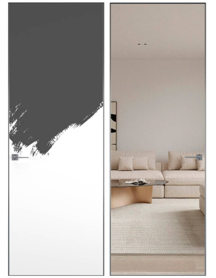 Дверь Под покраску 1 MD 2000*600 (196) R 1 отв кромка матовая Eclipse