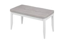 Банкетка (ткань Вельвет люкс 0100) 1751/WHITE