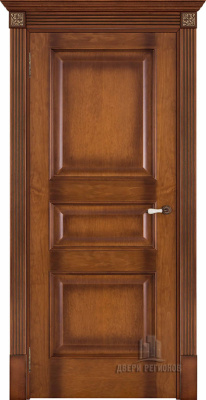 Дверь межкомнатная Терзо натуральный шпон светлый мед глухая