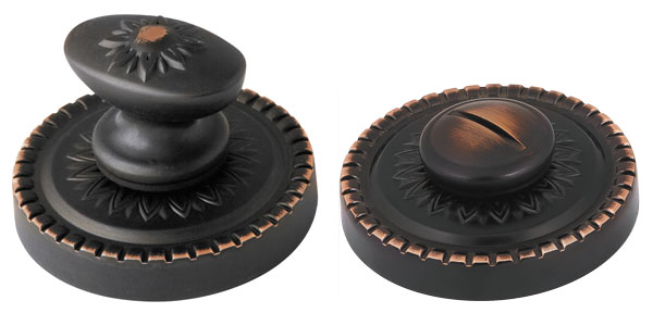 Ручка Armadillo (Армадилло) поворотная BK6.R.CL55 (BK6/CL) ABL-18 темная медь