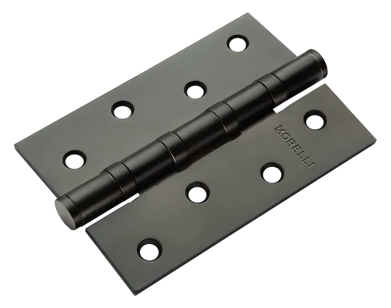 Петля карточная универсальная MS 100X70X2.5-4BB BL, врезная, цвет черный, сталь