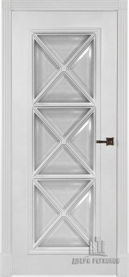 Дверь межкомнатная Багет 17 эмаль и лак эмаль белая