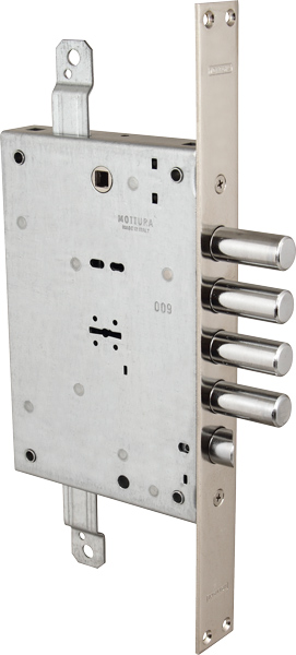 Замок Mottura (Моттура) врезной сувальдный с защёлкой 52.771 (универсальный), без накл.
