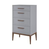 Комод 4 ящика узкий 542/Мокко/Дуб Антик