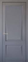 Дверь межкомнатная Перфекто (Perfecto) 101 покрытие soft touch серый бархат глухая