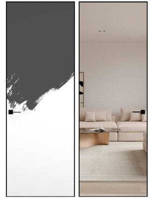 Дверь Под покраску 1 MD 2000*600 (196) R 1 отв REVERSE кромка черная Eclipse