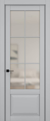 Дверь Шеллак серый 6 NC ст.просветленное 2000*1000