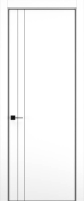 Дверь Керамик снежный 4 MN 2300*900 (196) кромка черная Eclipse